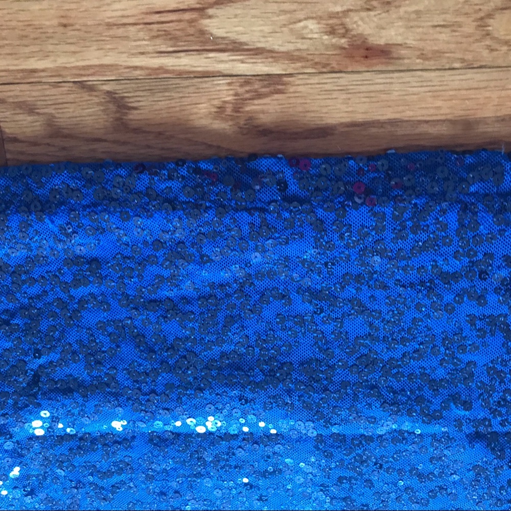 Jones New York royal blue sequin blouse S - Picture 4 of 4